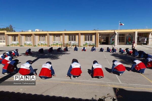 بیست و چهارمین مانور سراسری زلزله و ایمنی مدارس در آباده