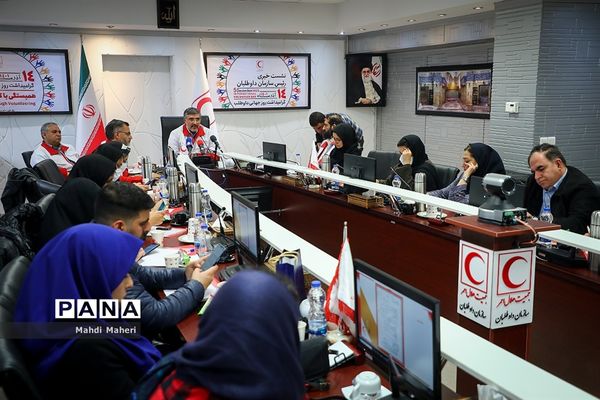 نشست خبری رئیس سازمان داوطلبان هلال احمر