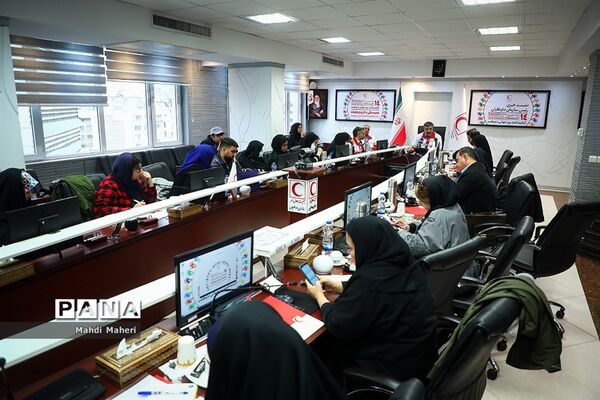 نشست خبری رئیس سازمان داوطلبان هلال احمر