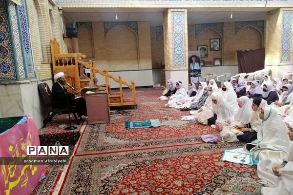 اجرای طرح پیوند مسجد و مدرسه ویژه کلاس ششمی‌های دبستان معارف ناحیه 3 شیراز