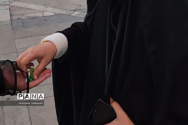 اجرای طرح حریر حیا در حرم سید علاءالدین شیراز