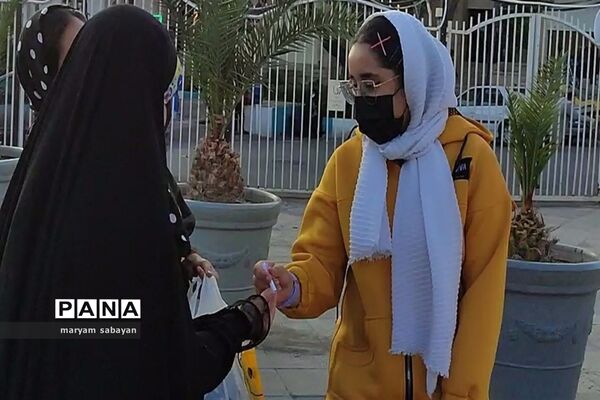 اجرای طرح حریر حیا در حرم سید علاءالدین شیراز