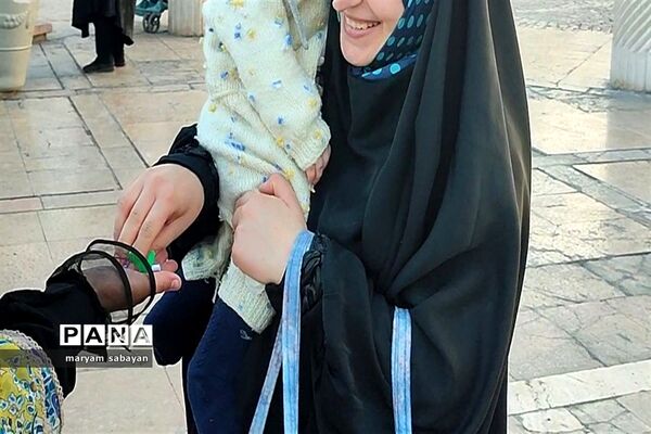 اجرای طرح حریر حیا در حرم سید علاءالدین شیراز