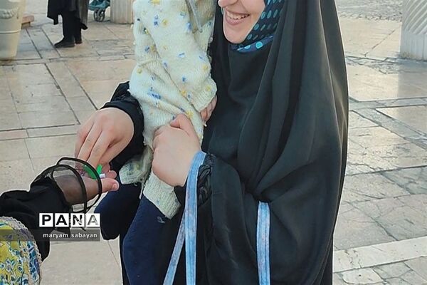 اجرای طرح حریر حیا در حرم سید علاءالدین شیراز