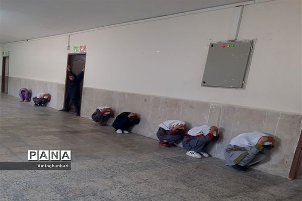بیست و چهارمین مانور سراسری زلزله و ایمنی در مدارس عشایری خوزستان