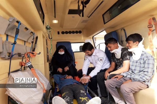 بیست و چهارمین مانور سراسری زلزله و ایمنی در مدارس عشایری خوزستان