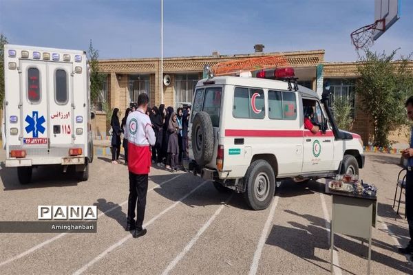 بیست و چهارمین مانور سراسری زلزله و ایمنی در مدارس عشایری خوزستان