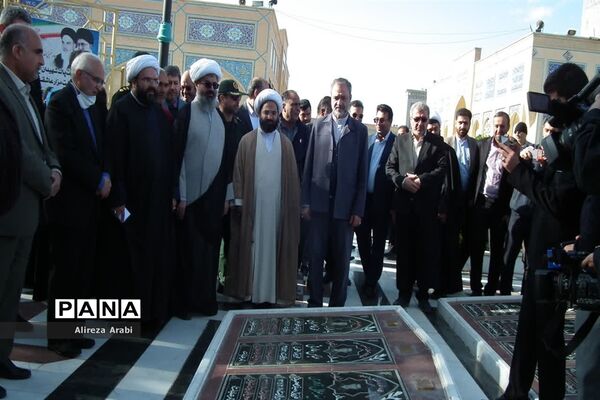 آیین بزرگداشت هشتاد و پنجمین سالروز شهید آیت الله مدرس(ره) در کاشمر