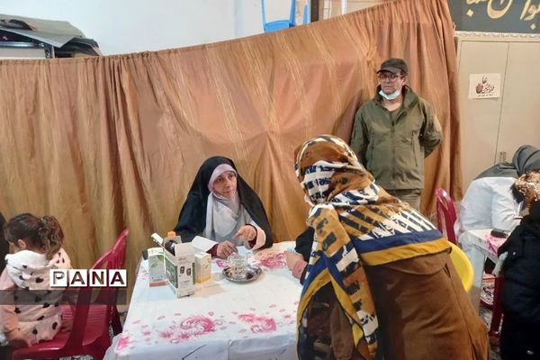 اردوی جهادی هاجران ناحیه امیرالمومنین سپاه محمد رسوال‌الله تهران در مسجد امام‌علی(ع) روستای مهرآباد رودهن