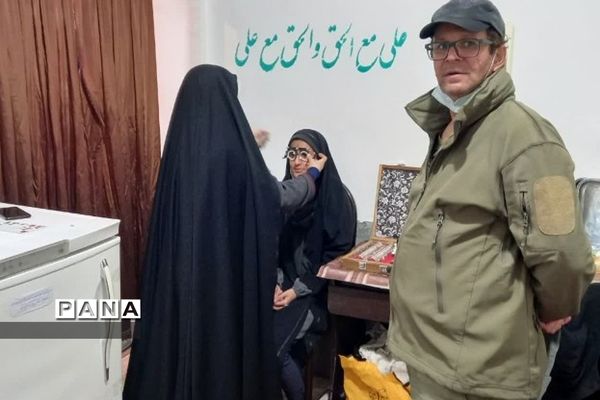 اردوی جهادی هاجران ناحیه امیرالمومنین سپاه محمد رسوال‌الله تهران در مسجد امام‌علی(ع) روستای مهرآباد رودهن