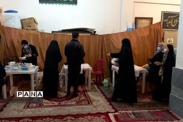 اردوی جهادی هاجران ناحیه امیرالمومنین سپاه محمد رسوال‌الله تهران در مسجد امام‌علی(ع) روستای مهرآباد رودهن