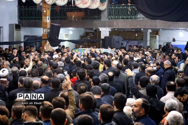 مراسم وداع با شهید مدافع امنیت سید احمد صالحی در ساری
