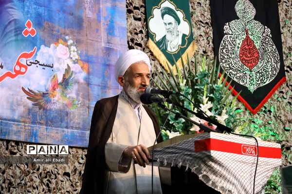 مراسم وداع با شهید مدافع امنیت سید احمد صالحی در ساری