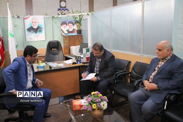 بازدیدمعاون پژوهش  اداره کل آموزش و پرورش استان بوشهر از سازمان دانش‌آموزی