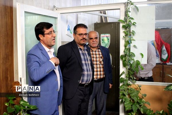بازدیدمعاون پژوهش  اداره کل آموزش و پرورش استان بوشهر از سازمان دانش‌آموزی