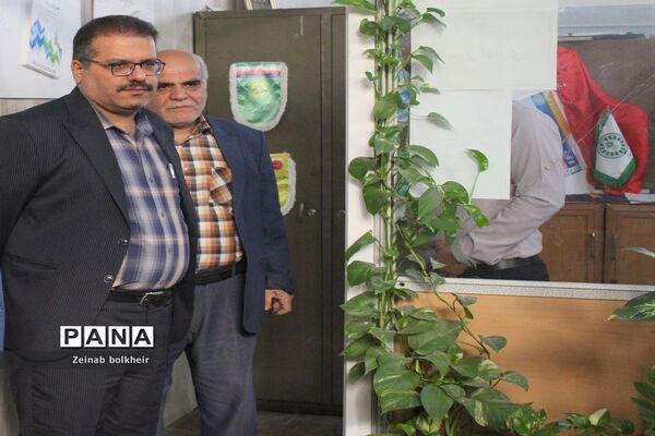 بازدیدمعاون پژوهش  اداره کل آموزش و پرورش استان بوشهر از سازمان دانش‌آموزی