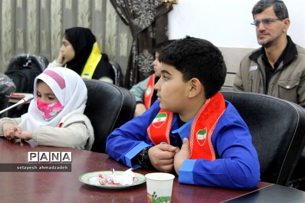 مراسم تقدیر از برگزیدگان جشنواره‌ها و پویش‌های سازمان دانش‌آموزی در گلوگاه