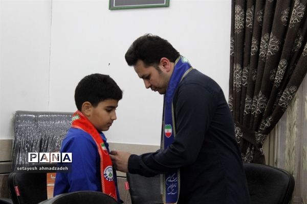 مراسم تقدیر از برگزیدگان جشنواره‌ها و پویش‌های سازمان دانش‌آموزی در گلوگاه