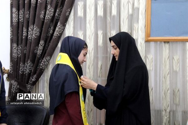 مراسم تقدیر از برگزیدگان جشنواره‌ها و پویش‌های سازمان دانش‌آموزی در گلوگاه