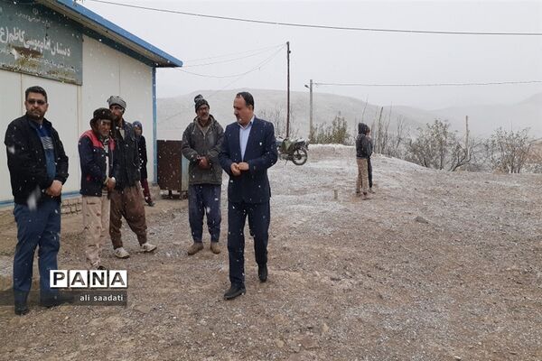 بازدید مدیرآموزش و پرورش کلات از مدارس روستاهای مسیر پساکو