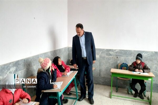 بازدید مدیرآموزش و پرورش کلات از مدارس روستاهای مسیر پساکو