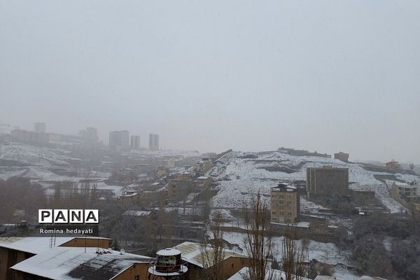 روز برفی در  رودهن