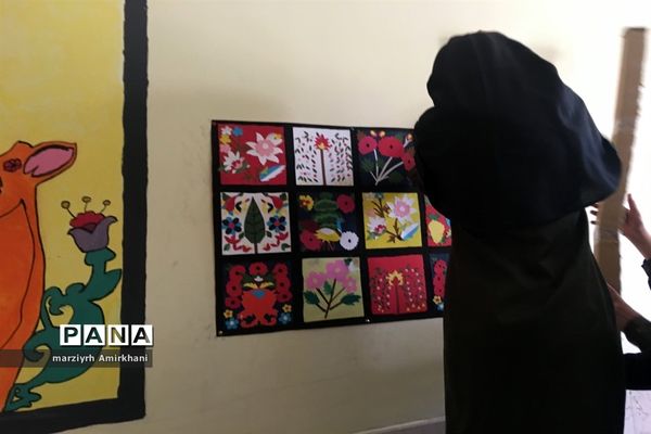 استقبال پرشور دانش‌آموزان از برگزاری نقاشی همگانی در دبیرستان مرضیه