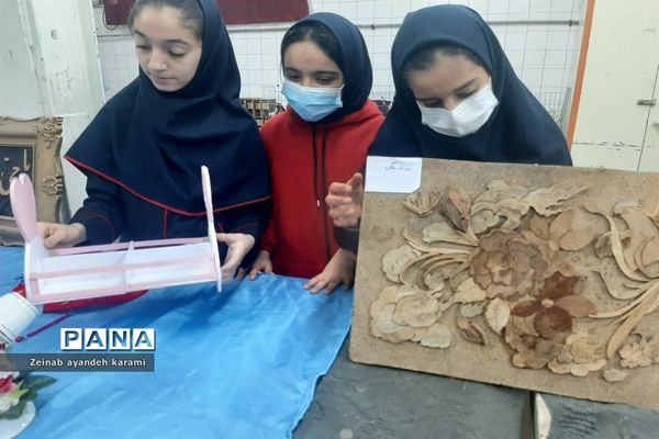 برگزاری نمایشگاه دستاوردهای دانش‌‌‌آموزان در آموزشگاه مهربانان و ثمین ملارد