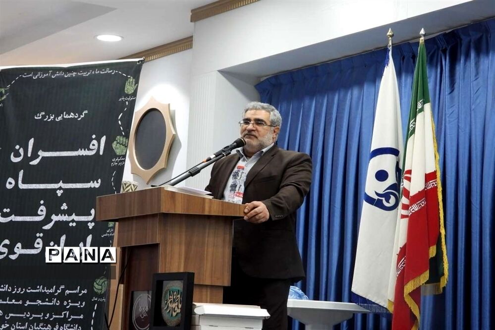 گردهمایی افسران سپاه پیشرفت ایران قوی در اهواز