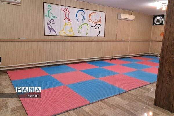 افتتاحیه اتاق ورزش دبیرستان هفت‌تیر منطقه ۱۳