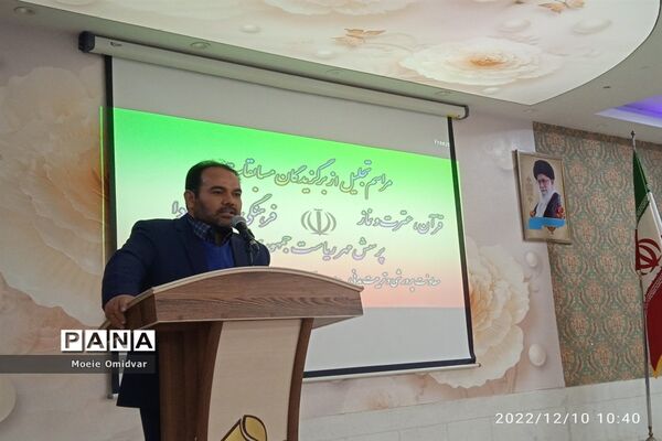 مراسم تجلیل از برگزیدگان مسابقات قرآن، عترت و نماز و مسابقات فرهنگی هنری، کاشمر