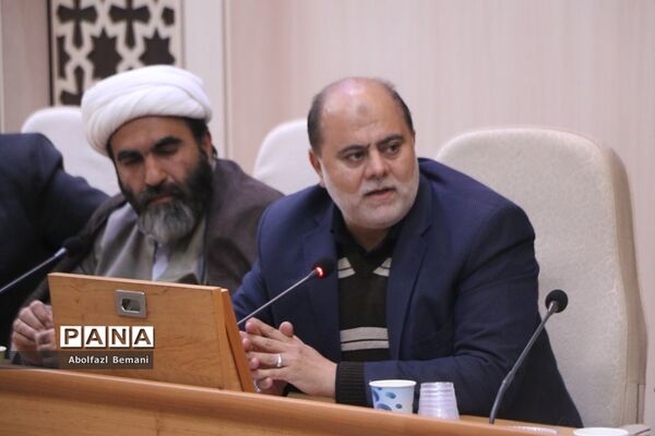 جلسه هماهنگی تشییع و خاکسپاری شهید گمنام در دانشگاه فرهنگیان قم