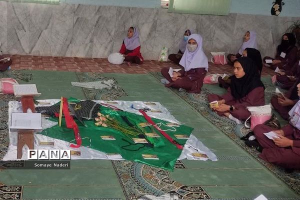 برگزاری چهلم شهدای حرم شاهچراغ (ع) در مدارس ششده