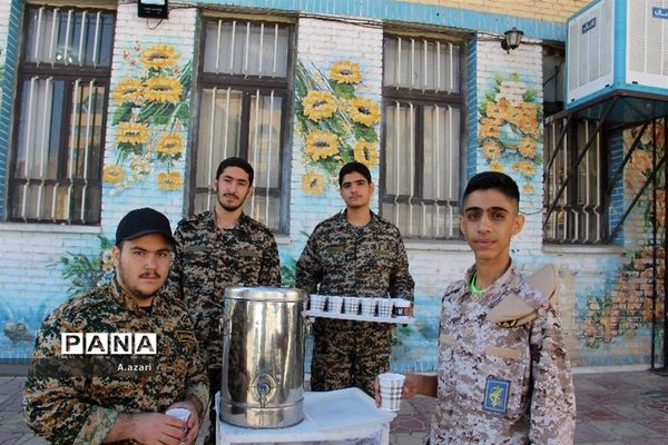 تشیع پیکر مطهر شهید گمنام در شهرکرد