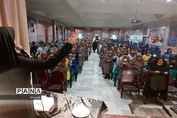 گرامیداشت سالروز شهادت حضرت فاطمه زهرا(س) در دبیرستان شاهد حجاب منطقه ۱۳