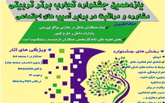 یازدهمین جشنواره تجارب برتر تربیتی شروع شد