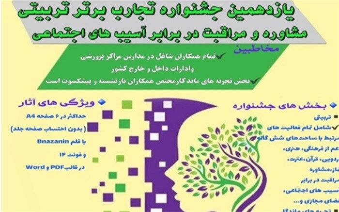 یازدهمین جشنواره تجارب برتر تربیتی شروع شد