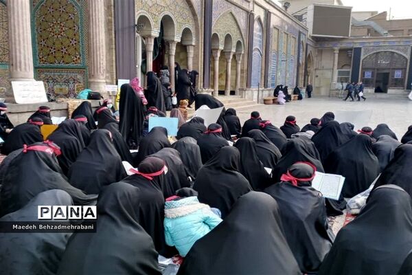 حضور بانوان انقلابی شهرستان قرچک در حرم مقدس حضرت عبدالعظیم حسنی(ع)