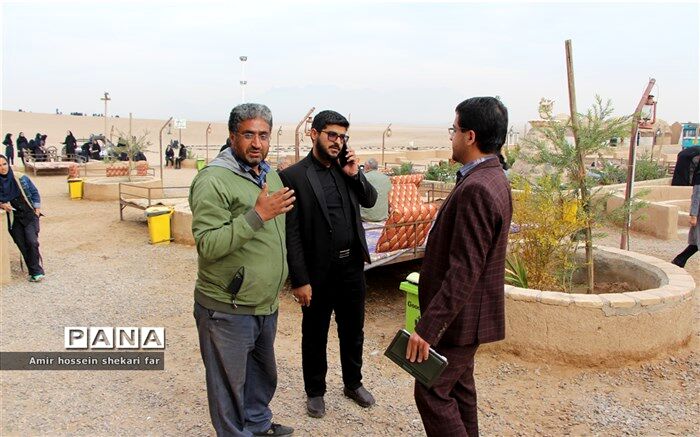 افتتاحیه اردوهای کویرنوردی سازمان دانش‌آموزی یزد