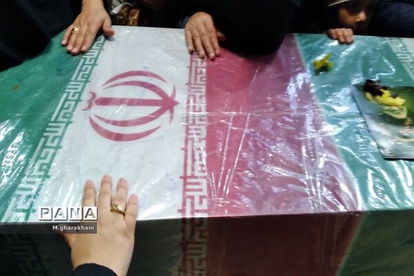 تشییع پیکر مطهر شهید گمنام در شهر بن