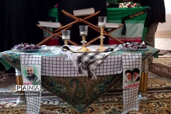 تشییع پیکر شهید گمنام در دبیرستان مرضیه