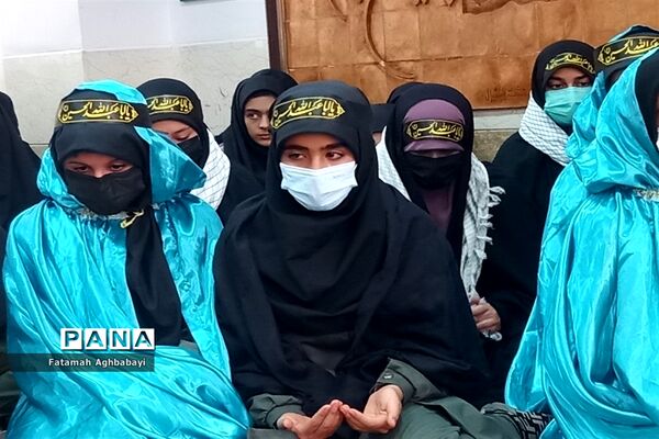 تشییع پیکر شهید گمنام در دبیرستان مرضیه