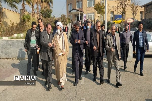 آیین خشت‌گذاری مدرسه حضرت سیدالشهدا (ع) منطقه کهریزک