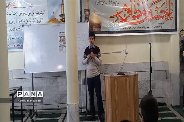 برگزاری اردوی مرحله اول درس آمادگی دفاعی در دبیرستان آیت الله خامنه‌ای کاشمر