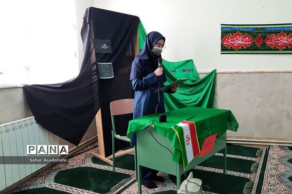 محفل انس با قرآن در دبیرستان حضرت فاطمه (س) سربندان دماوند