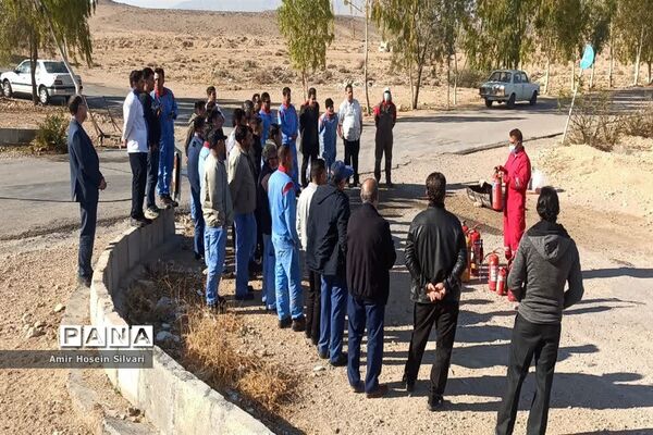آموزش اطفا حریق در شهرستان جهرم