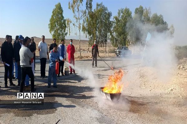 آموزش اطفا حریق در شهرستان جهرم