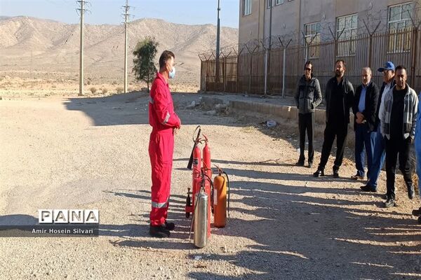 آموزش اطفا حریق در شهرستان جهرم