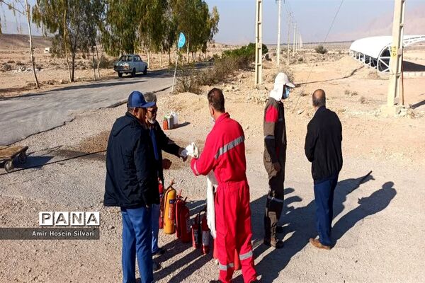 آموزش اطفا حریق در شهرستان جهرم