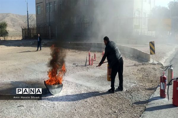 آموزش اطفا حریق در شهرستان جهرم